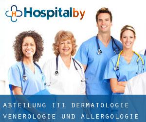 Abteilung III - Dermatologie, Venerologie und Allergologie (Wiederitzsch)