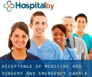 Acceptance of Medicine And Surgery And Emergency (Casale Monferrato)