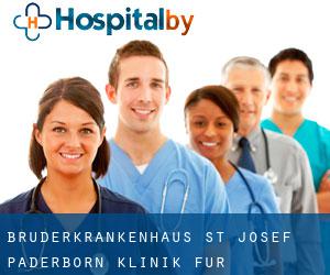 Brüderkrankenhaus St. Josef Paderborn Klinik für Thoraxchirurgie