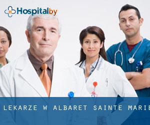Lekarze w Albaret-Sainte-Marie