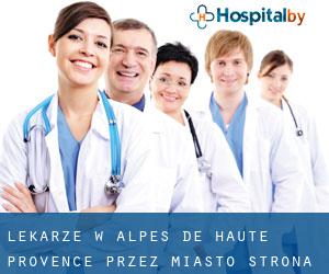 Lekarze w Alpes-de-Haute-Provence przez miasto - strona 13
