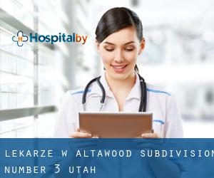 Lekarze w Altawood Subdivision Number 3 (Utah)