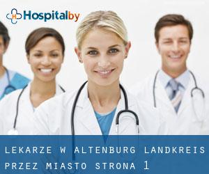 Lekarze w Altenburg Landkreis przez miasto - strona 1