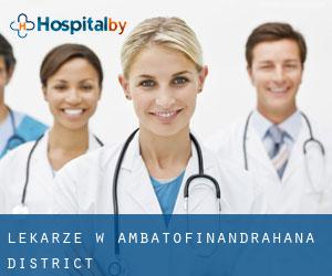 Lekarze w Ambatofinandrahana District