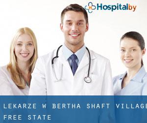 Lekarze w Bertha Shaft Village (Free State)
