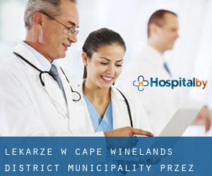 Lekarze w Cape Winelands District Municipality przez miasto - strona 1