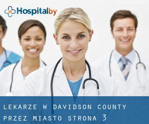 Lekarze w Davidson County przez miasto - strona 3