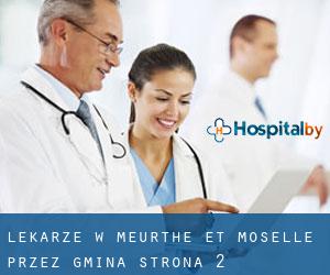 Lekarze w Meurthe et Moselle przez gmina - strona 2