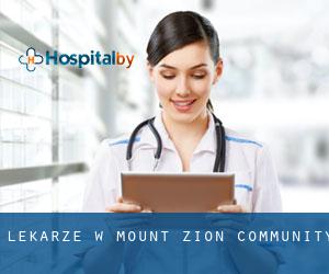 Lekarze w Mount Zion Community