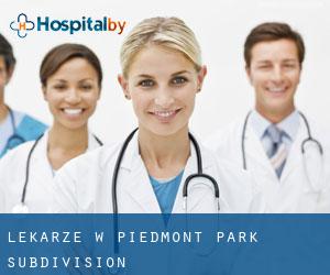 Lekarze w Piedmont Park Subdivision