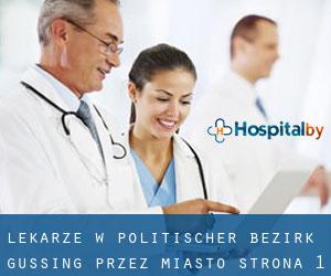 Lekarze w Politischer Bezirk Güssing przez miasto - strona 1