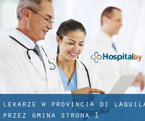 Lekarze w Provincia di L'Aquila przez gmina - strona 1