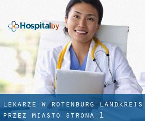 Lekarze w Rotenburg Landkreis przez miasto - strona 1