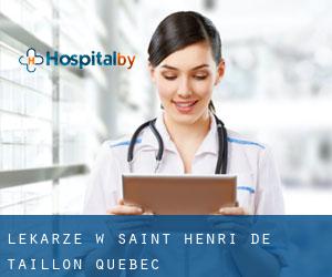 Lekarze w Saint-Henri-de-Taillon (Quebec)