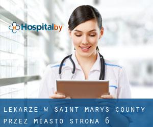 Lekarze w Saint Mary's County przez miasto - strona 6