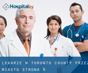 Lekarze w Toronto county przez miasto - strona 4